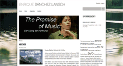 Desktop Screenshot of enriquesanchezlansch.com